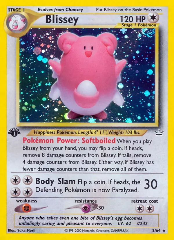 Blissey — Neo Revelation card #2