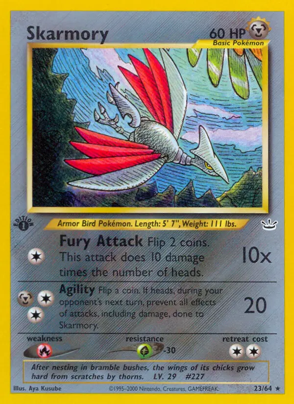 Skarmory — Neo Revelation card #23