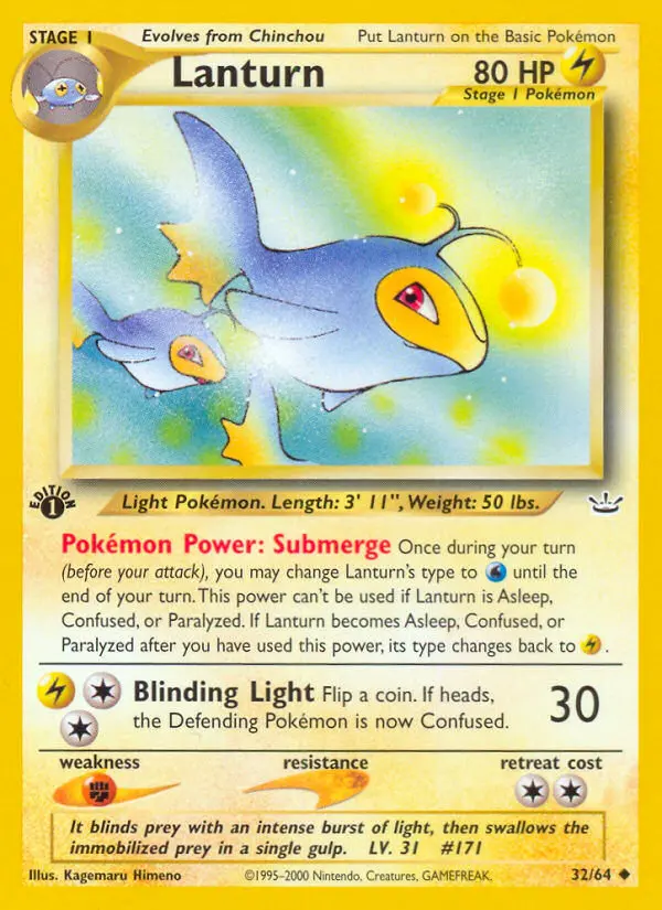 Lanturn — Neo Revelation card #32