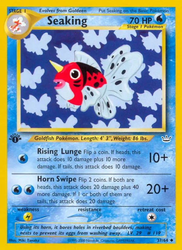 Seaking — Neo Revelation card #37