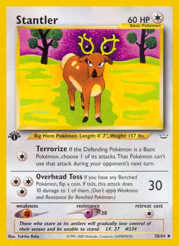 Stantler — Neo Revelation card #38