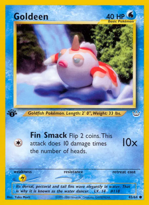 Goldeen — Neo Revelation card #45