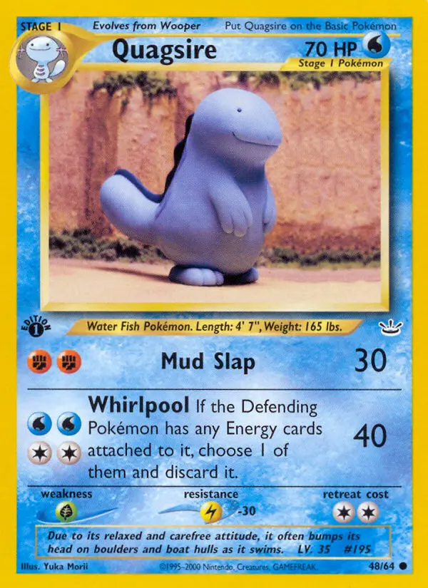 Quagsire — Neo Revelation card #48