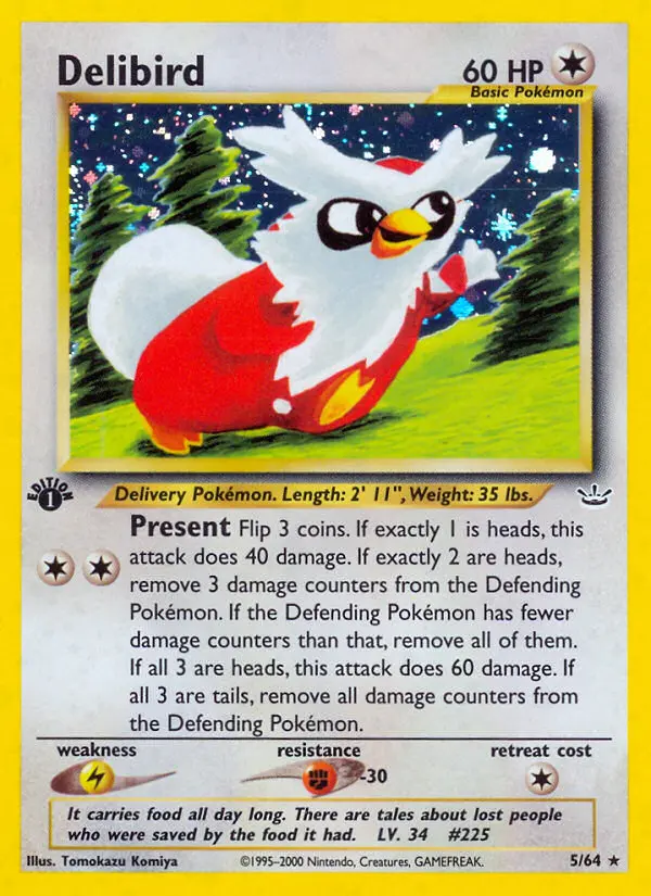 Delibird — Neo Revelation card #5