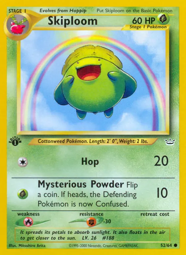 Skiploom — Neo Revelation card #52