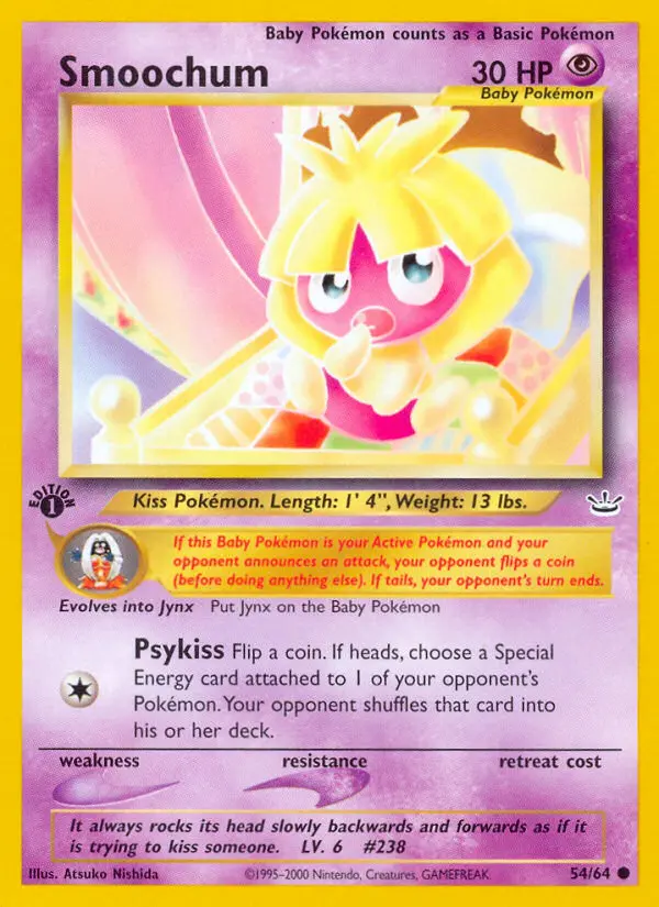 Smoochum — Neo Revelation card #54