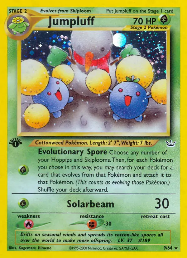 Jumpluff — Neo Revelation card #9