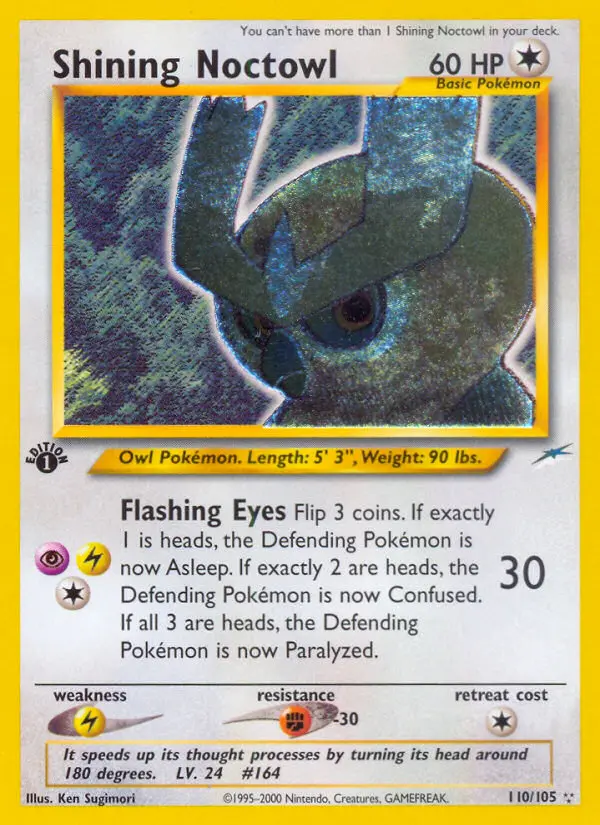 Shining Noctowl — Neo Destiny card #110