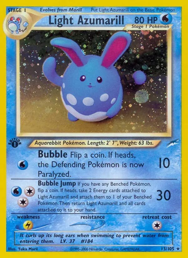Light Azumarill — Neo Destiny card #13