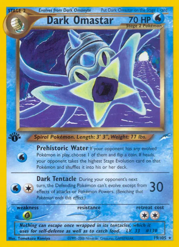 Dark Omastar — Neo Destiny card #19