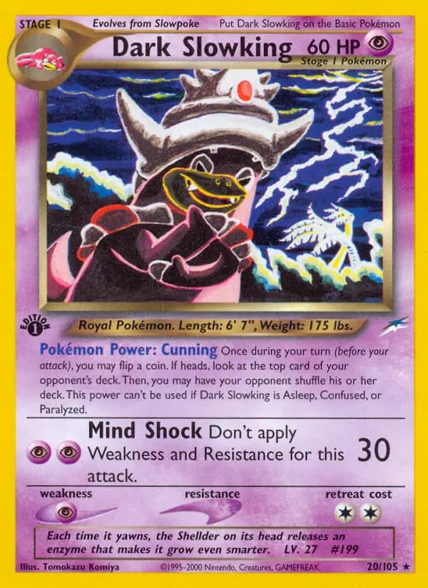 Dark Slowking — Neo Destiny card #20