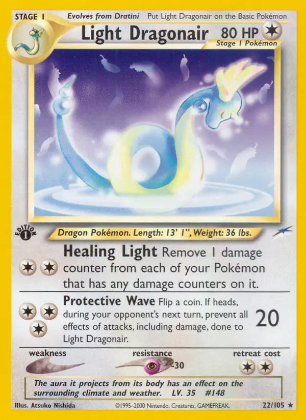 Light Dragonair — Neo Destiny card #22