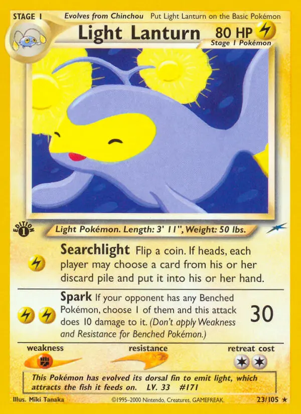 Light Lanturn — Neo Destiny card #23
