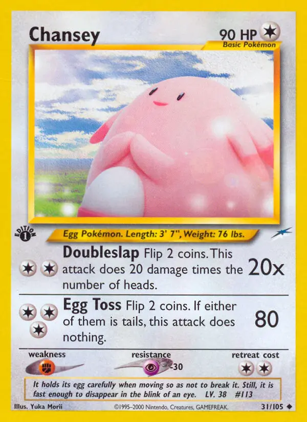 Chansey — Neo Destiny card #31