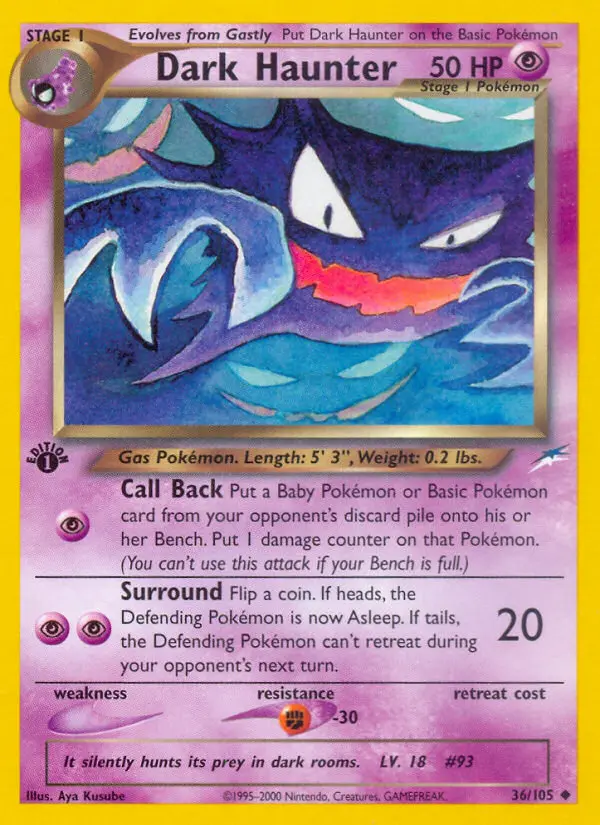 Dark Haunter — Neo Destiny card #36