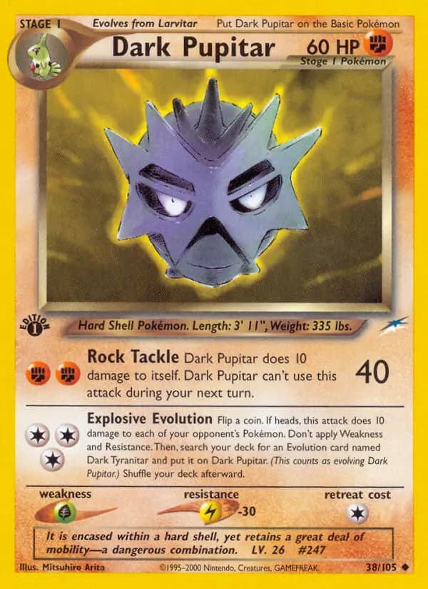 Dark Pupitar — Neo Destiny card #38