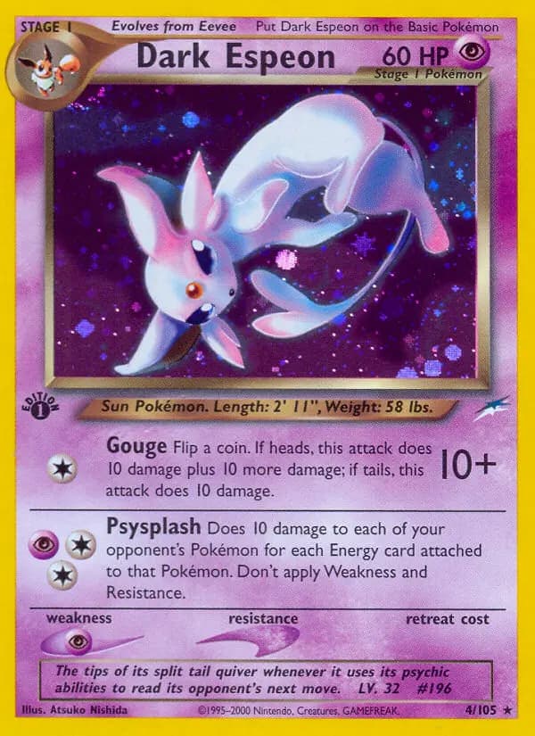 Dark Espeon — Neo Destiny card #4
