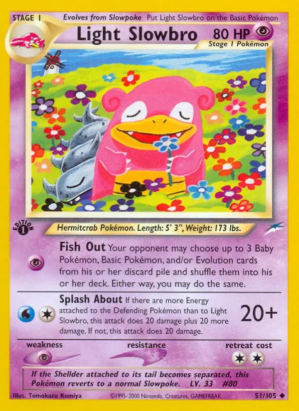 Light Slowbro — Neo Destiny card #51