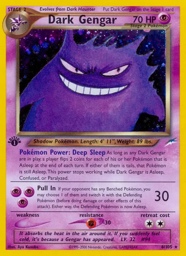 Dark Gengar — Neo Destiny card #6
