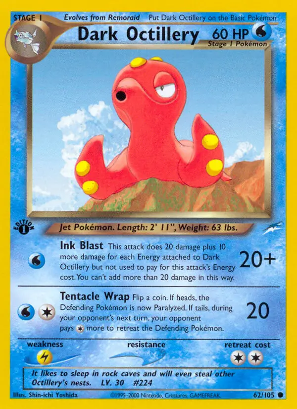 Dark Octillery — Neo Destiny card #62