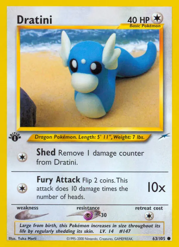 Dratini — Neo Destiny card #63