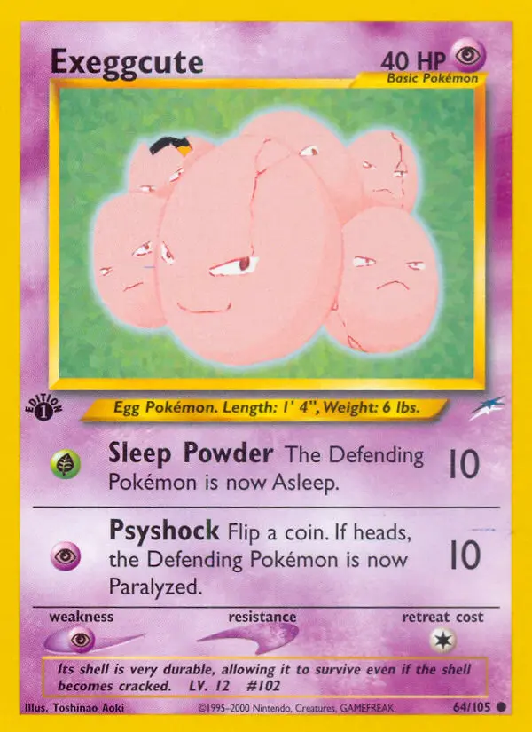 Exeggcute — Neo Destiny card #64