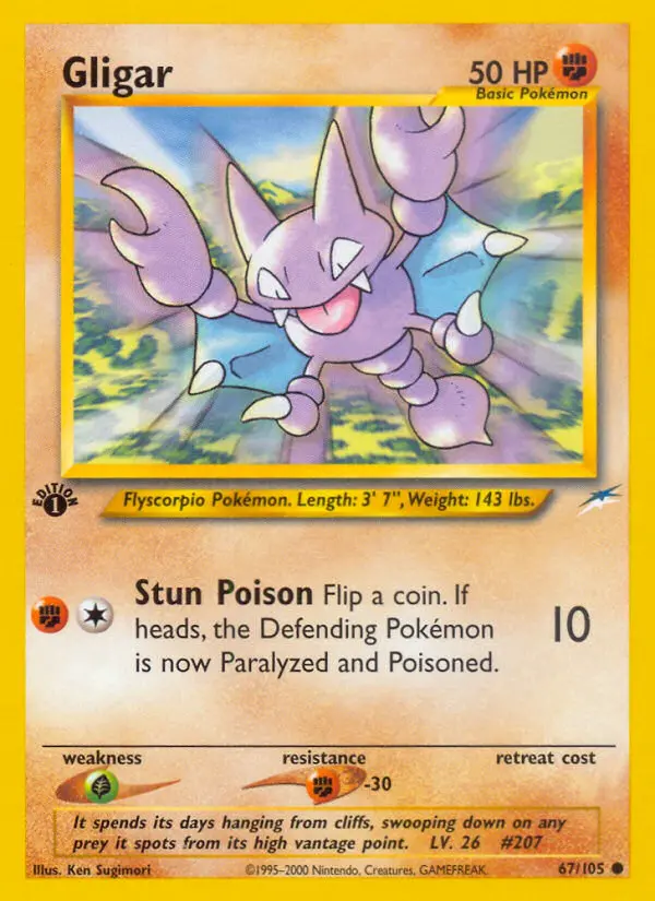 Gligar — Neo Destiny card #67