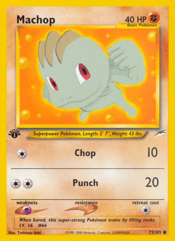 Machop — Neo Destiny card #73