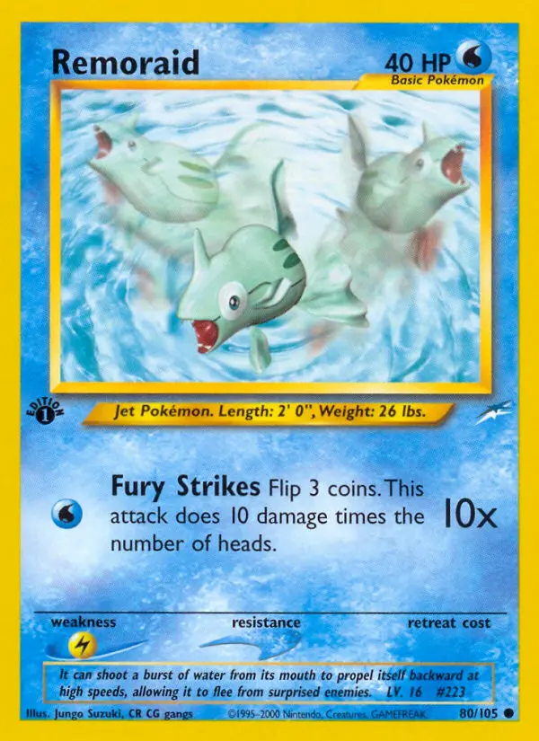 Remoraid — Neo Destiny card #80