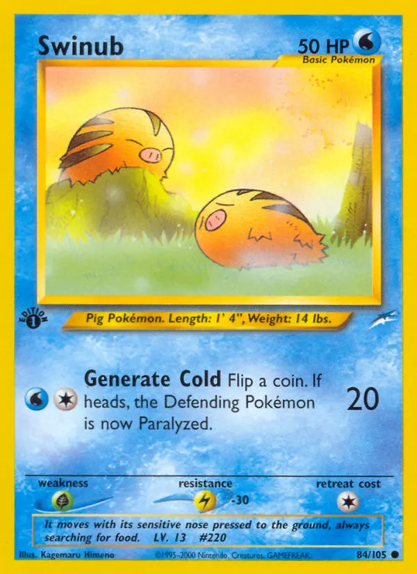 Swinub — Neo Destiny card #84