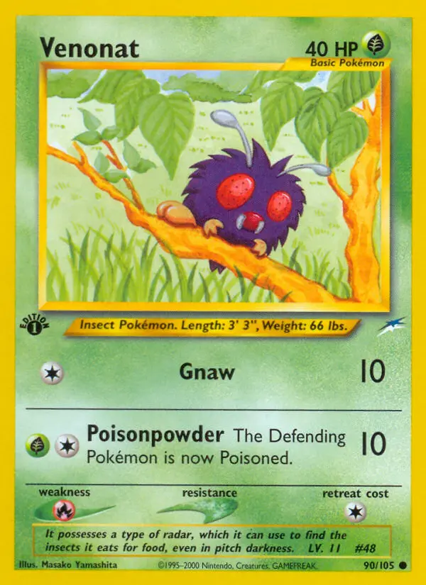 Venonat — Neo Destiny card #90