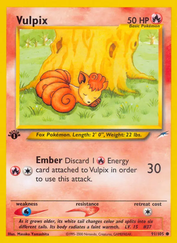 Vulpix — Neo Destiny card #91