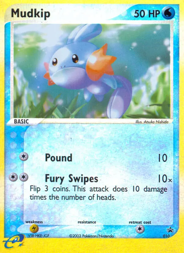 Mudkip — Nintendo Black Star Promos card #10