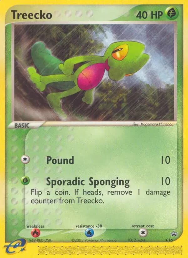 Treecko — Nintendo Black Star Promos card #16