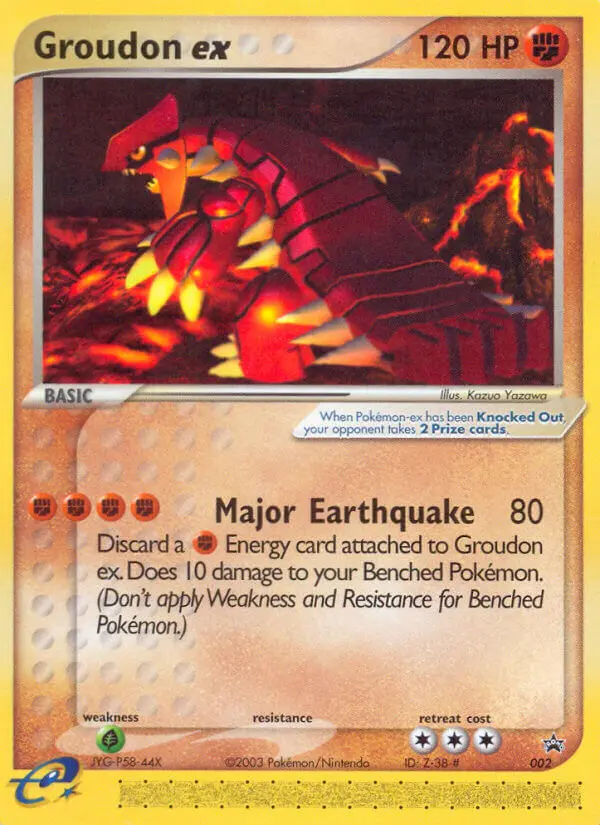 Groudon ex — Nintendo Black Star Promos card #2