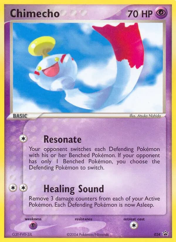 Chimecho — Nintendo Black Star Promos card #24