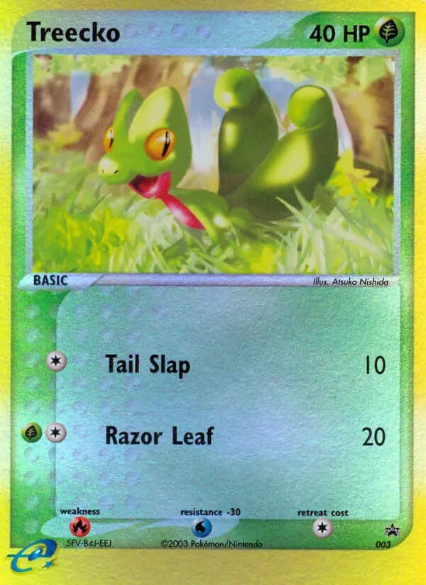Treecko — Nintendo Black Star Promos card #3