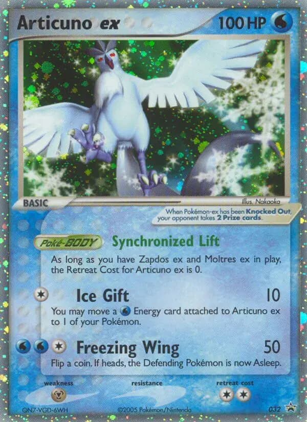 Articuno ex — Nintendo Black Star Promos card #32