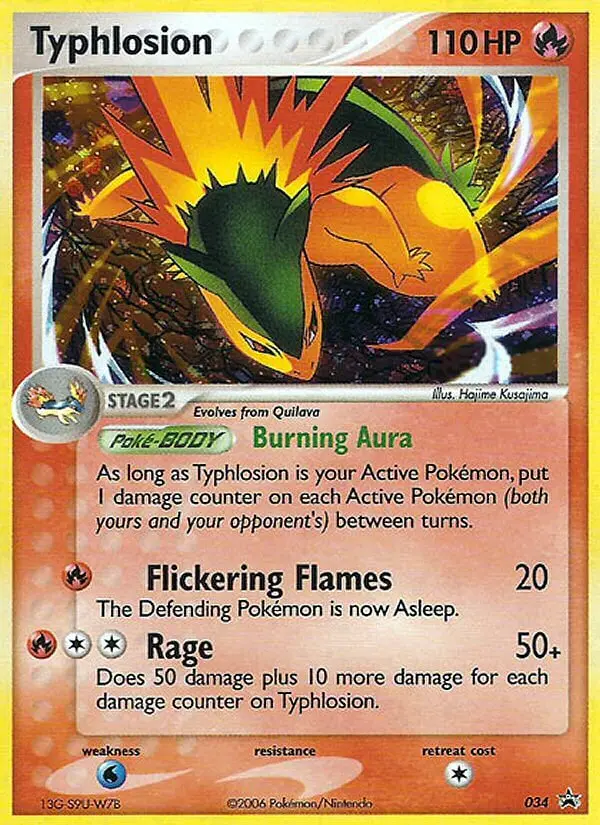 Typhlosion — Nintendo Black Star Promos card #34