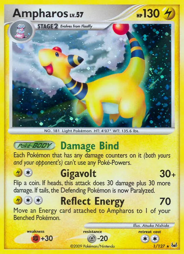 Ampharos — Platinum card #1