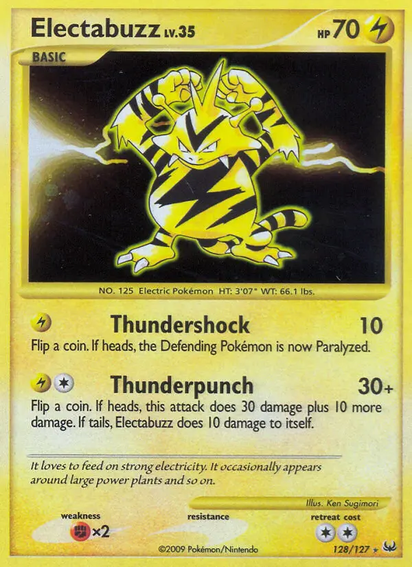 Electabuzz — Platinum card #128