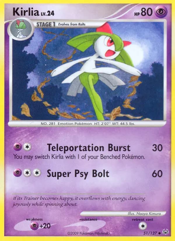 Kirlia — Platinum card #51