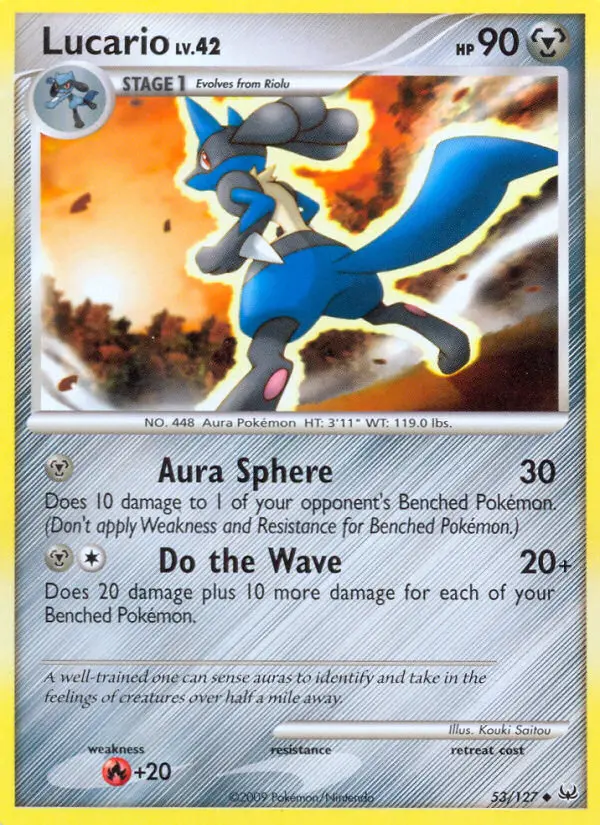 Lucario — Platinum card #53