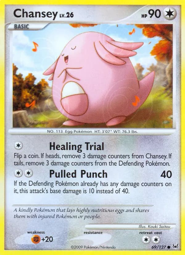 Chansey — Platinum card #69