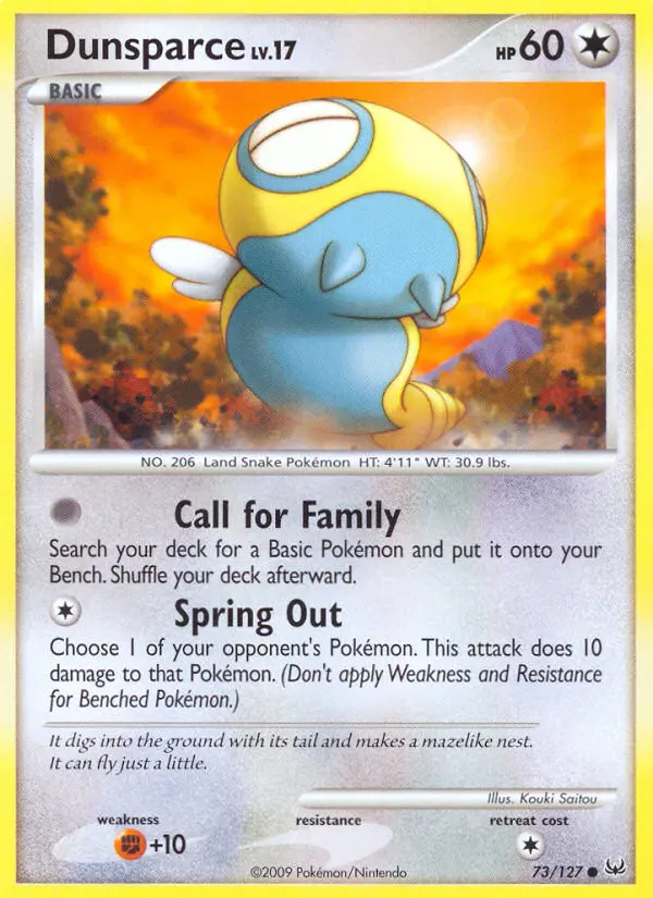 Dunsparce — Platinum card #73