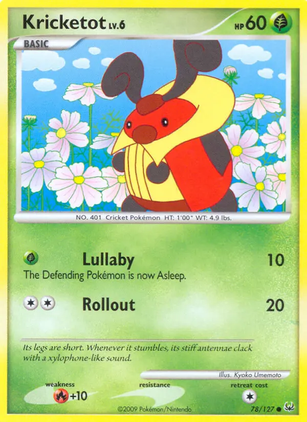 Kricketot — Platinum card #78