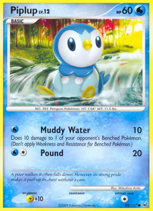 Piplup — Platinum card #85