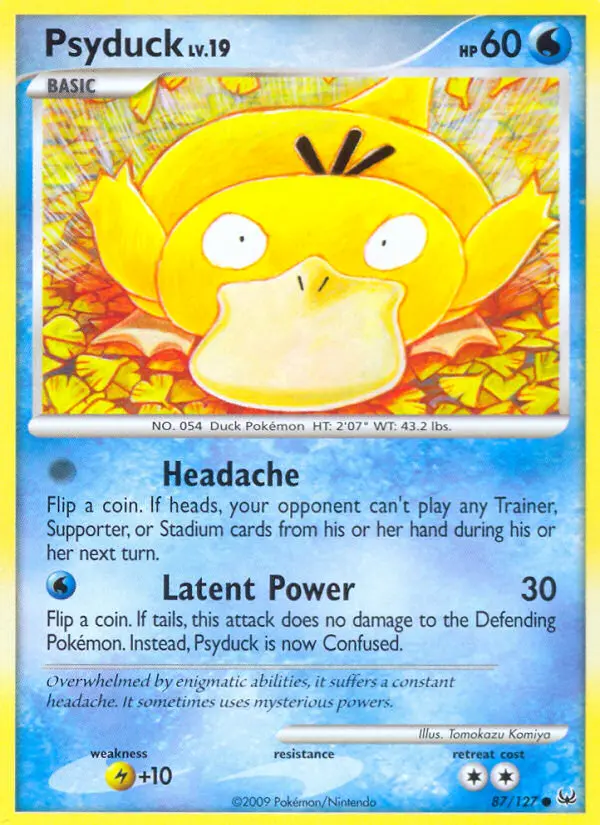 Psyduck — Platinum card #87