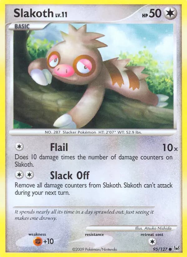 Slakoth — Platinum card #95