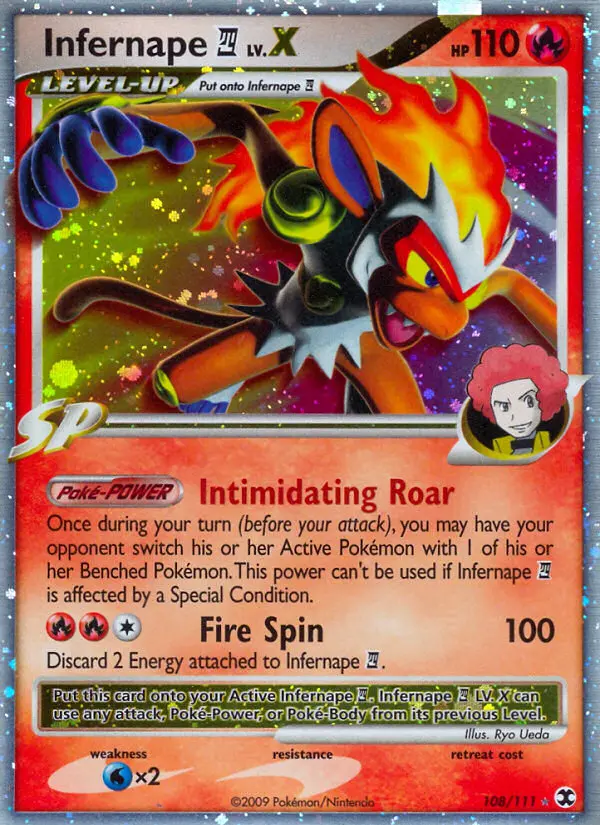 Infernape 4 — Rising Rivals card #108